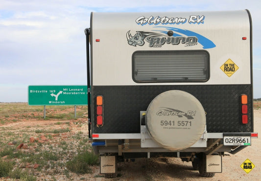 Hitting the dirt en route to Birdsville.