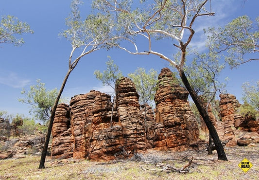 Sandstone pillars in the Lost City