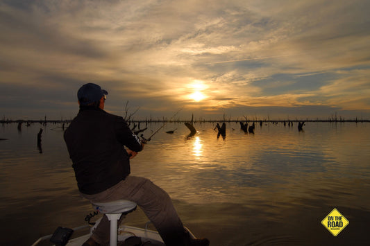 Nothing better than casting lures about on sunset