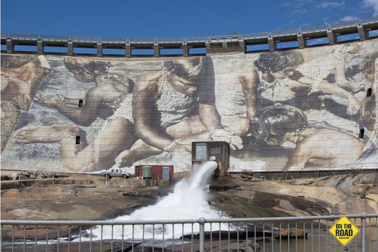 Wellington Dam Wall Mural