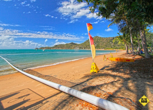 The swimming enclosure at Horseshoe Bay