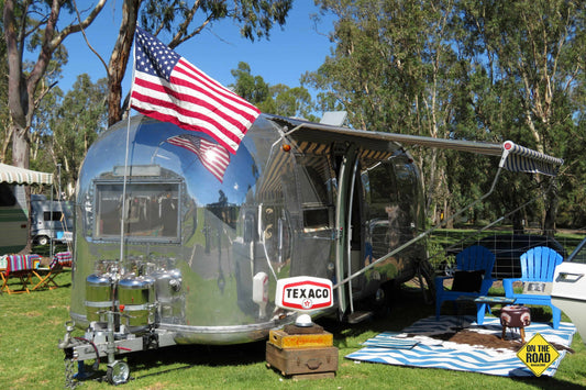 This 1967 Airstream has been polished to a mirror finish