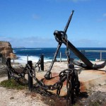 A memorial to the lives and vessels lost along the Shipwreck Trail