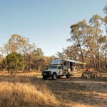 Camping by the Long Waterhole on the Nive River north of Tambo, Qld