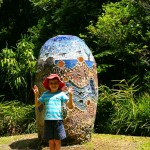 a little girl enjoying at Scotts Head