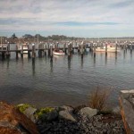 The small picturesque Crowdy Head Marina protects the fishing fleet from the elements.