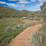 Aroona hut and walking track in Flinders National Park SA