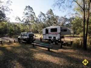 Spicers Gap camping area, main range NP